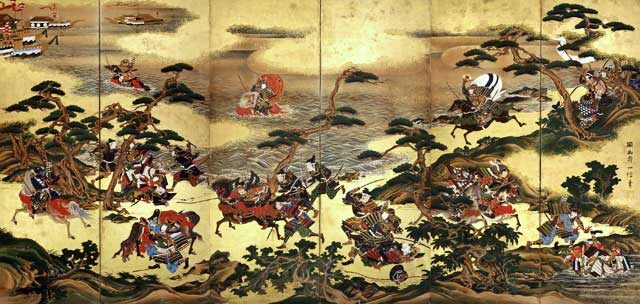 Battle between 2 samurai clans