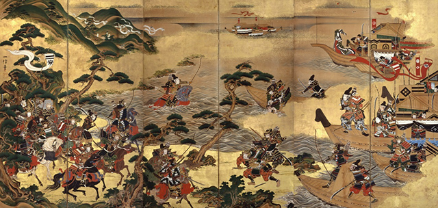 Bataille entre 2 clans de samouraïs