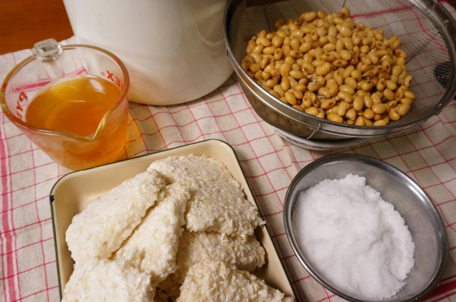 miso-making ingredients