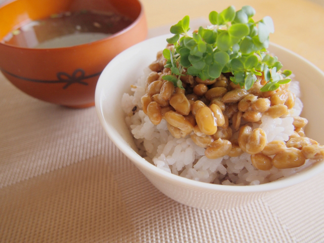 Riz Natto japonais et Soupe miso