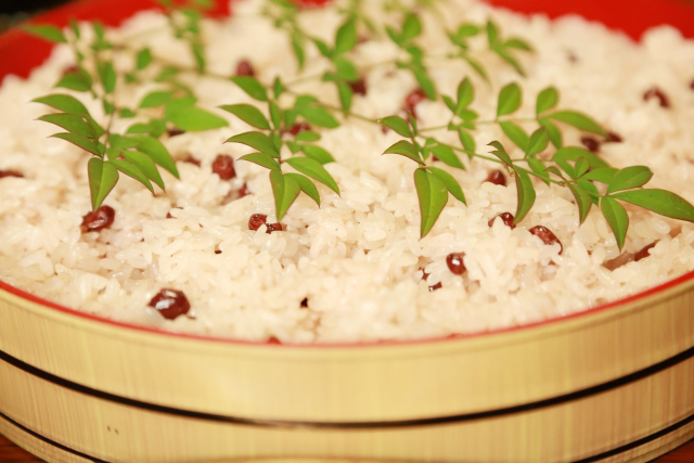  Sekihan (riz haricot rouge)